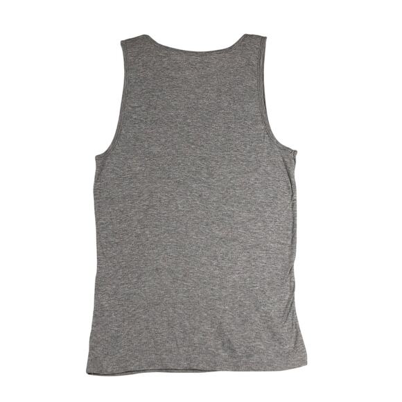Eddie Bauer Ribbed Tank Top Gray Size Medium Activewear Cotton Blend - Picture 2 of 3
